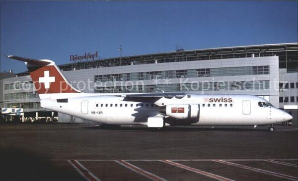 Flugzeuge Zivil SWISS Avro RJ 70 HB-IXP Düsseldorf