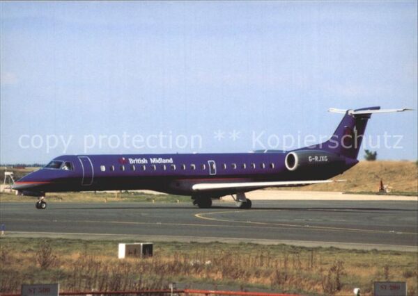 Flugzeuge Zivil British Midland airways EMB-145EP G-RJX