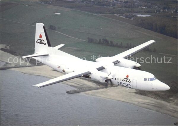 Flugzeuge Zivil National Iranian Oil Comp Fokker 50 EP-