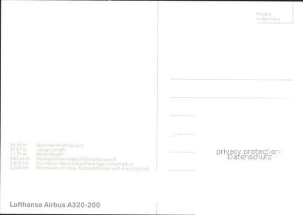 Flugzeuge Zivil Lufthansa Airbus A320-200 – Bild 2