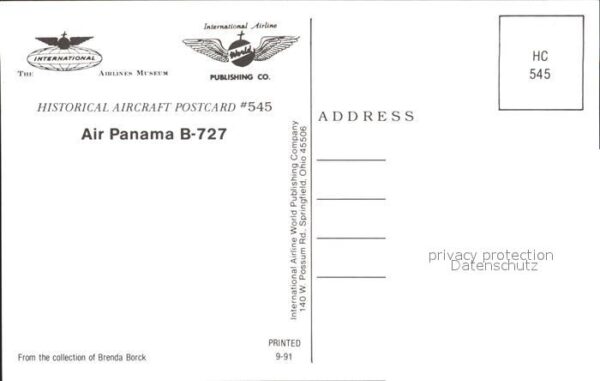 Flugzeuge Zivil Air Panama Boeing B-727 – Bild 2