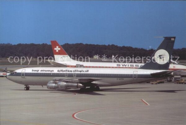 Flugzeuge Zivil Iraqi Airways B-720 051B Geneve