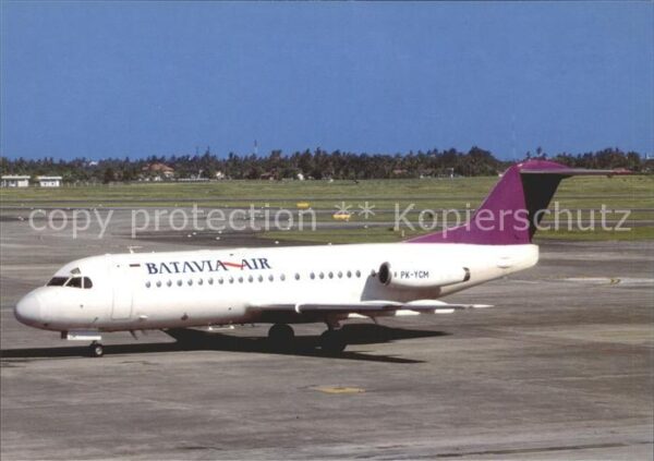Flugzeuge Zivil Batavia Air F-28-4000 PK-YCM Jakarta