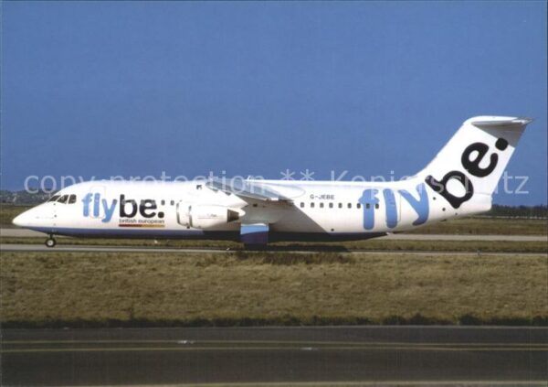Flugzeuge Zivil British Europian Bae 146-300 G-JEBE Par