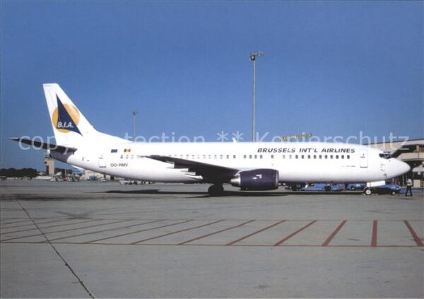 Flugzeuge Zivil Brussels International Boeing B-737-408