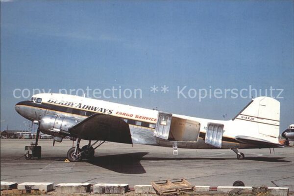 Flugzeuge Zivil Derby Airways Cargo Douglas DC-3 G-AKJH