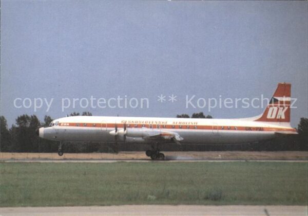 Flugzeuge Zivil Czechoslovak airlines Ilyushin IL-18 E