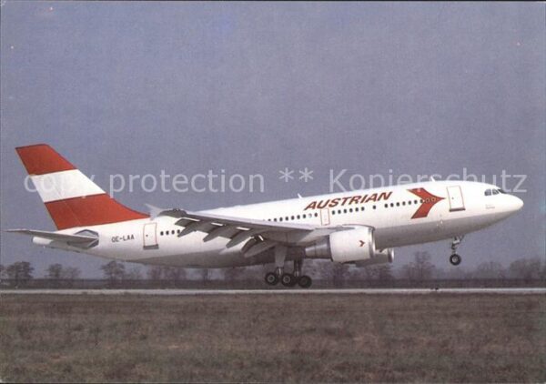 Flugzeuge Zivil Airbus A-310-324 OE-LAA Austrian Airlin