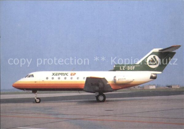 Flugzeuge Zivil Yakovlev YAK-40 LZ-DOF Hemus Air Bratis