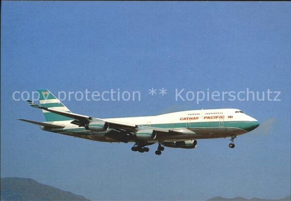 Flugzeuge Zivil Cathay Pacific Boeing 747-400 Hong Kong