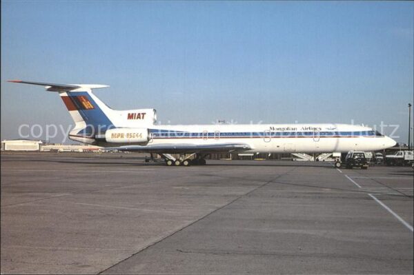 Flugzeuge Zivil Mongolian Airlines Tupolev Tu-154B MPR8