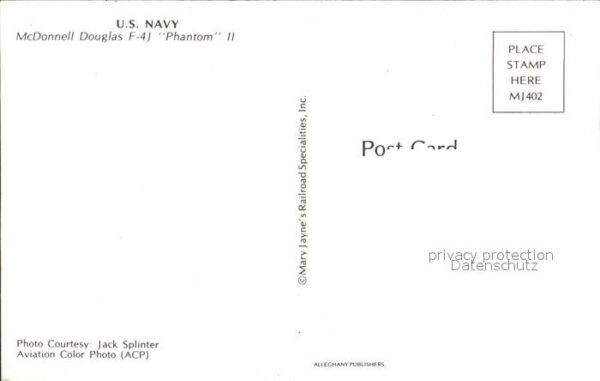 Flugzeuge Militaria U.S.Navy McDonnell Douglas F-4J Phantom – Bild 2