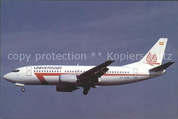 Flugzeuge Zivil Universair Boeing 737-3Q8 EC-EDM Geneva