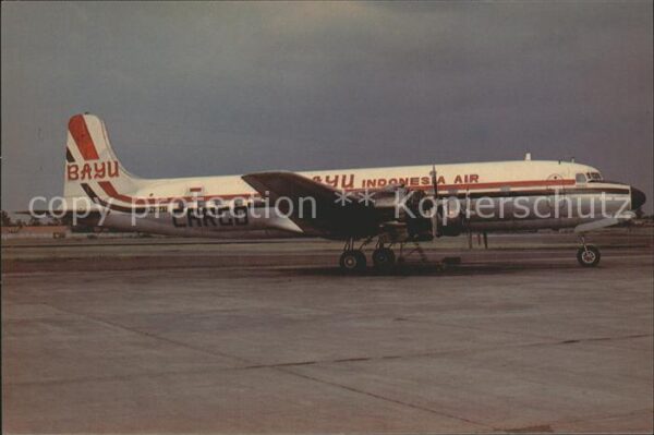 Flugzeuge Zivil PK-BAY Douglas DC6A BAYU Indonesia Air
