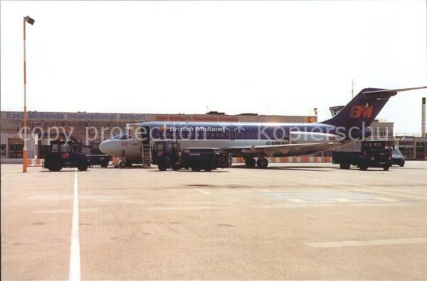 Flugzeuge Zivil British Midland EAST MIDLANDS Int.Airpo