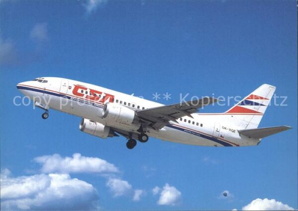 Flugzeuge Zivil Boeing B-737-500 Czechoslovak Airlines
