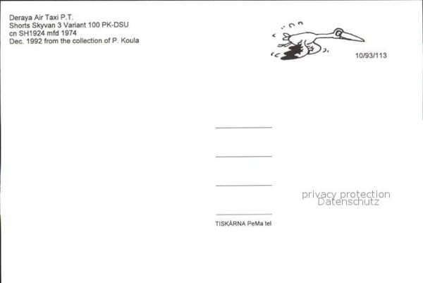 Flugzeuge Zivil Deraya Air Taxi Shorts Skyvan 3 Variant – Bild 2