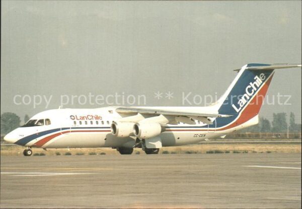 Flugzeuge Zivil LAN-CHILE BAe 156-200 CC-CEN Santiago-P