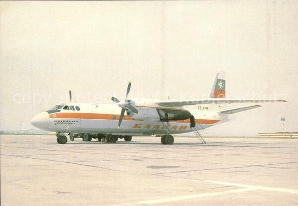 Flugzeuge Zivil An-24 Balkan Bulgarian Airlines LZ-ANK