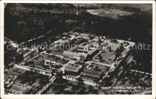 Saalburg Taunus Fliegeraufnahme Römerkastell