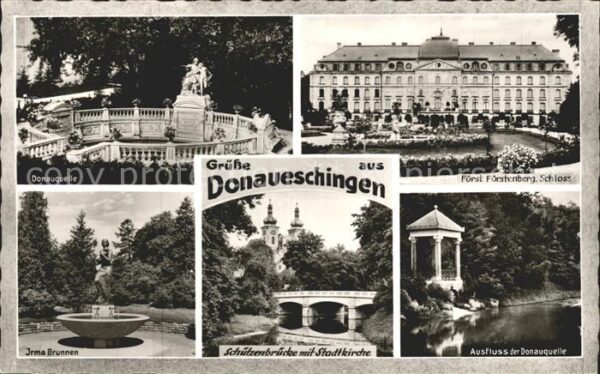 Donaueschingen Donauquelle Schloss Fürstenberg Donauqu
