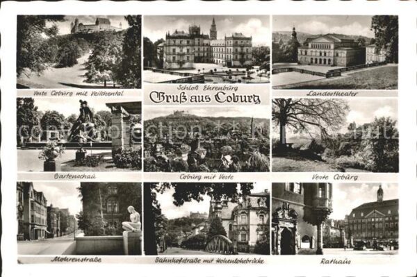 Coburg Schloß Ehrenburg Landestheater Gartensc