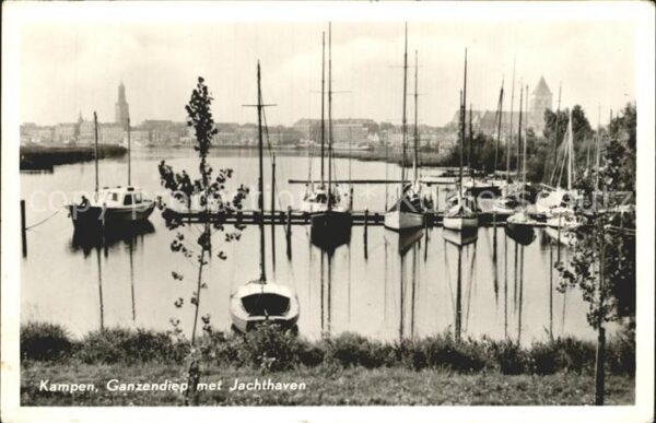 Kampen Niederlande Ganzendiep met Jachthaven
