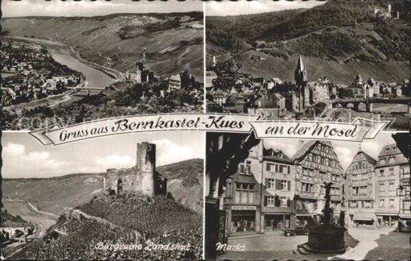 Bernkastel-Kues Moselpartie Burgruine Landshut Markt