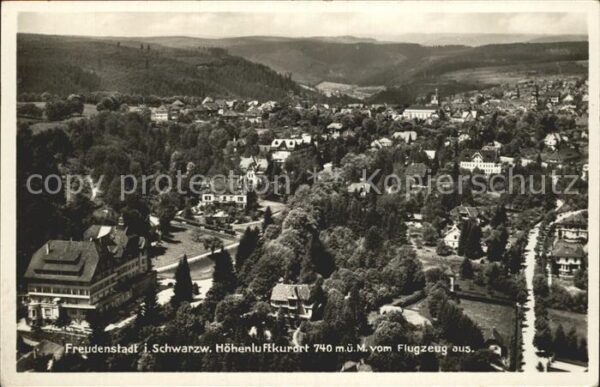Freudenstadt Fliegeraufnahme