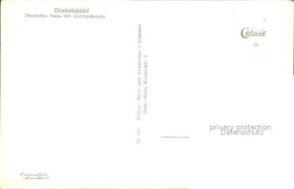 Dinkelsbuehl Fachwerkhäuser – Bild 2