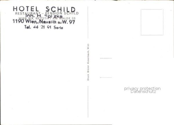 Wien Hotel Schmidt Restaurant – Bild 2