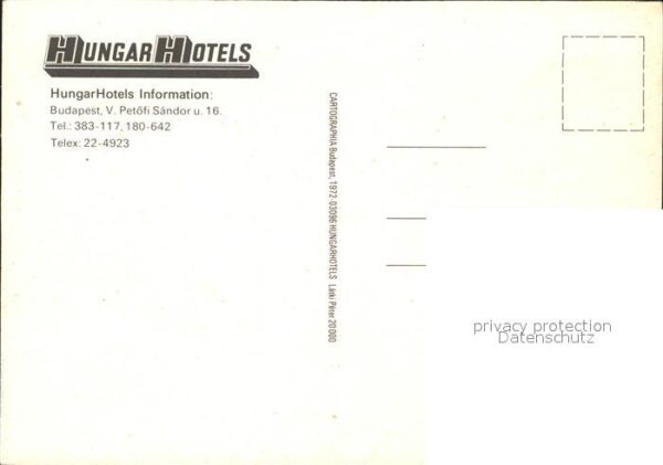 Budapest Lageplan Hungar Hotels – Bild 2