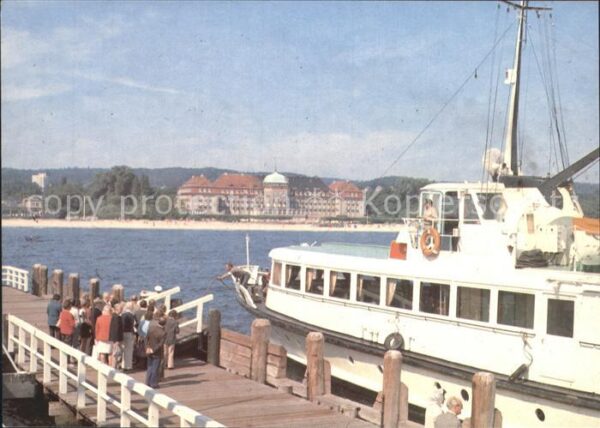 Zoppot Sopot Schiffsanlegestelle