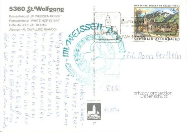 St Wolfgang Wolfgangsee Hotel Weisses Rössl – Bild 2