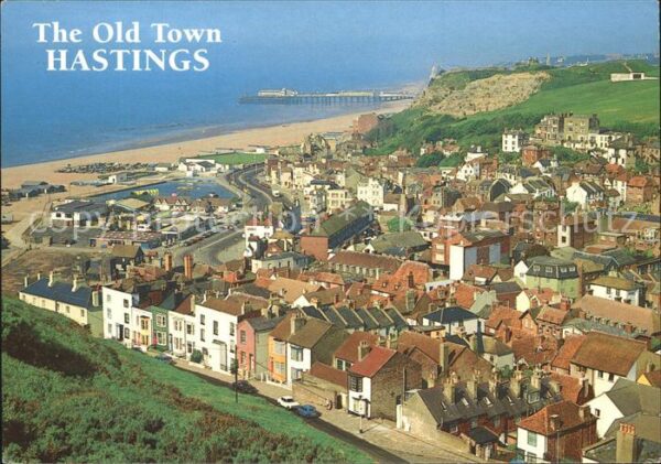 Hastings East Sussex Fliegeraufnahme