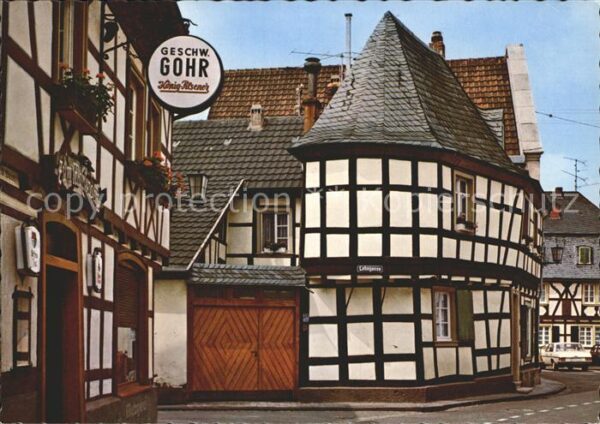 Unkel Rhein Bügeleisenhaus Fachwerk