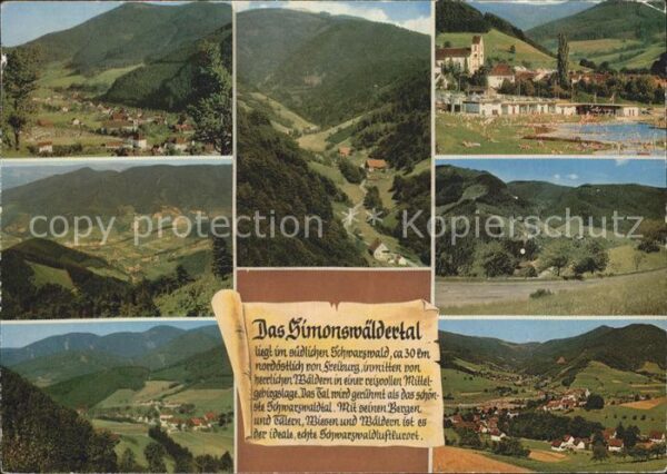 Simonswald Fliegeraufnahme Simonswäldertal