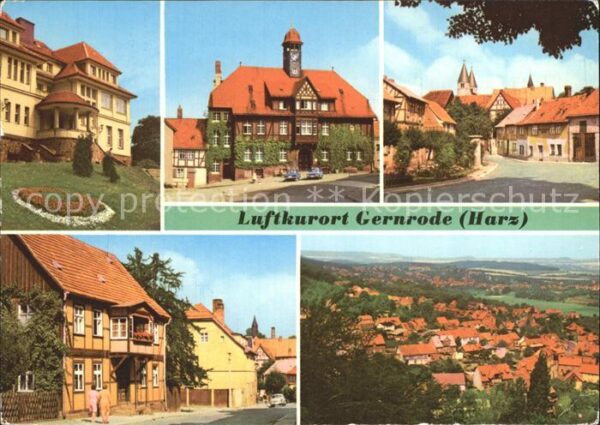 Gernrode Harz Erholungsheim Stubenberg Spittelplatz B