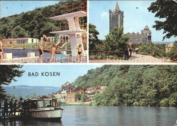 Bad Koesen Schwimmbad Rudelsburg Dampferanlegestel