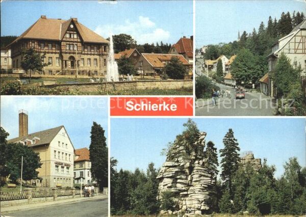 Schierke Harz Rathaus Kirchberg Erholungsheim August