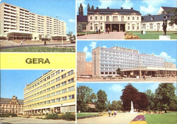 Gera Puschkinplatz Orangerie Kunstgalerie In
