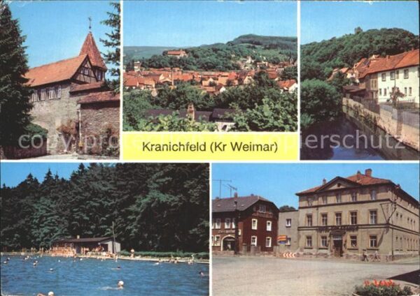 Kranichfeld Niederburg Oberschloß Bad Markt