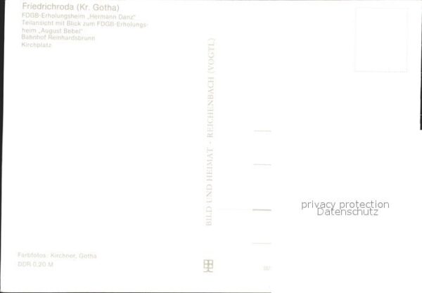 Friedrichsroda Erholungsheime Hermann Danz  und August – Bild 2