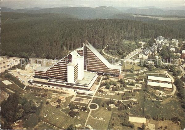 Oberhof Thueringen Fliegeraufnahme Interhotel Panorama