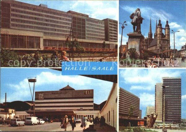 Halle Saale Interhotel Stadt Halle Markt Hauptbahnh