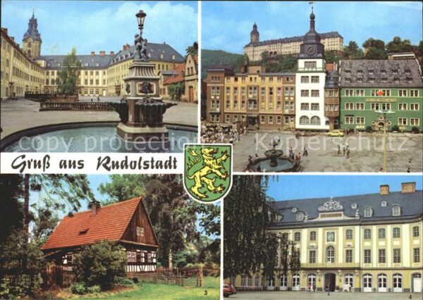 Rudolstadt Schloß Heidecksburg Marktplatz Volkskun