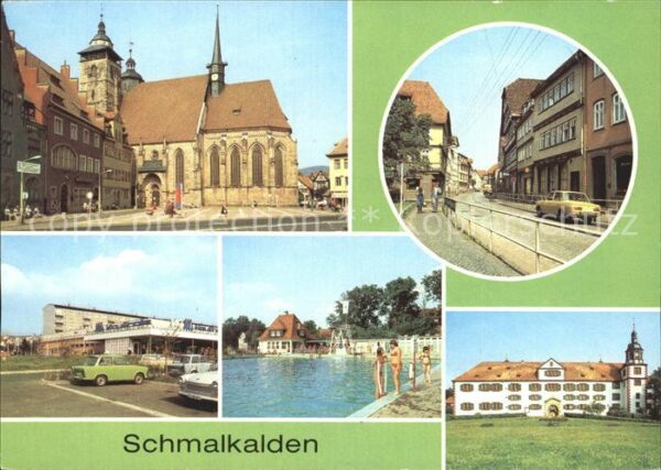 Schmalkalden Altmarkt Schloß-Wilhelmsburg Freibad