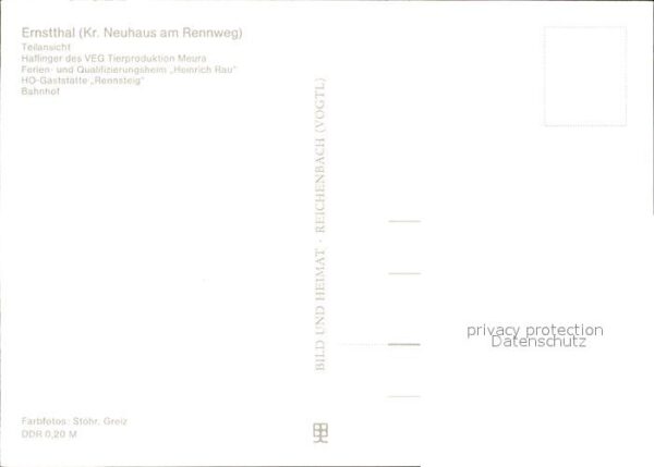 Ernstthal Haflinger Ferienheim Heinrich Rau Resta – Bild 2