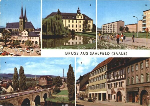 Saalfeld Saale Markt Schloß Kulturhaus Gornsdorf Resta
