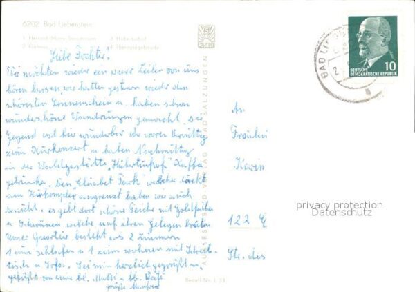 Bad Liebenstein Hubertushof Kurhaus Heinrich-Mann-Sanat – Bild 2